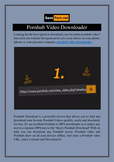 saveporn|ssspornhub.com: Best Free PornHub Video Downloader 2024